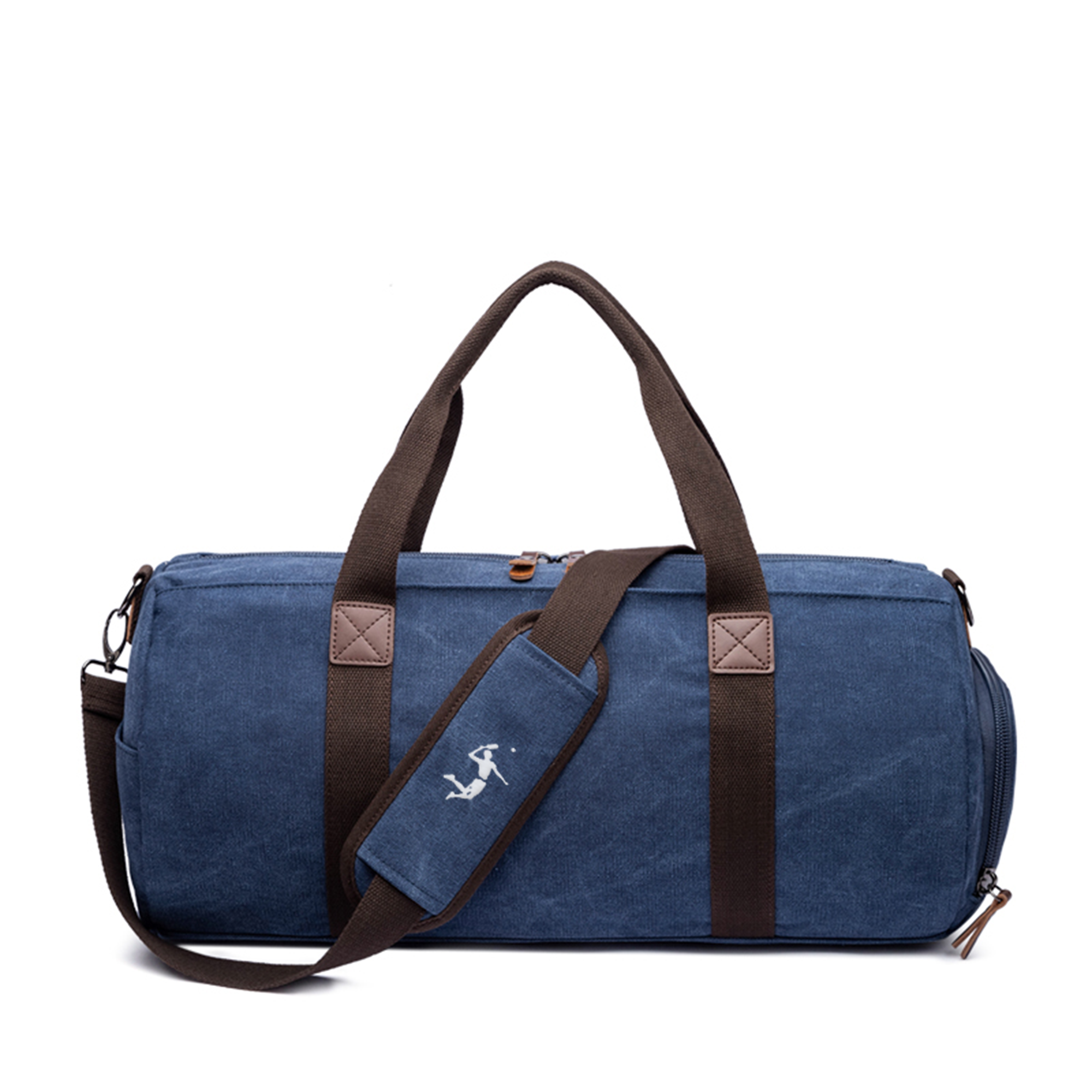 Vintage Canvas Duffle Bag for Men & Women | Luxury Weekender Gym Travel Tote